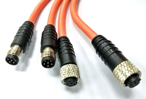 M8 6针6孔连接器 传感器电缆连接器